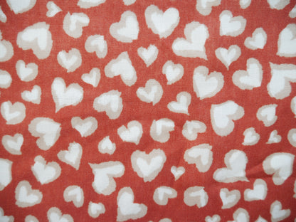 Painted Hearts Double Gauze £8.00 p/m-Flying Bobbins Haberdashery