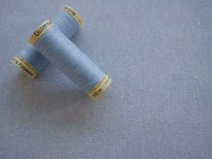 Linen-Look Half Panama with Sparkle - Blue £10.50 p/m-Fabric-Flying Bobbins Haberdashery