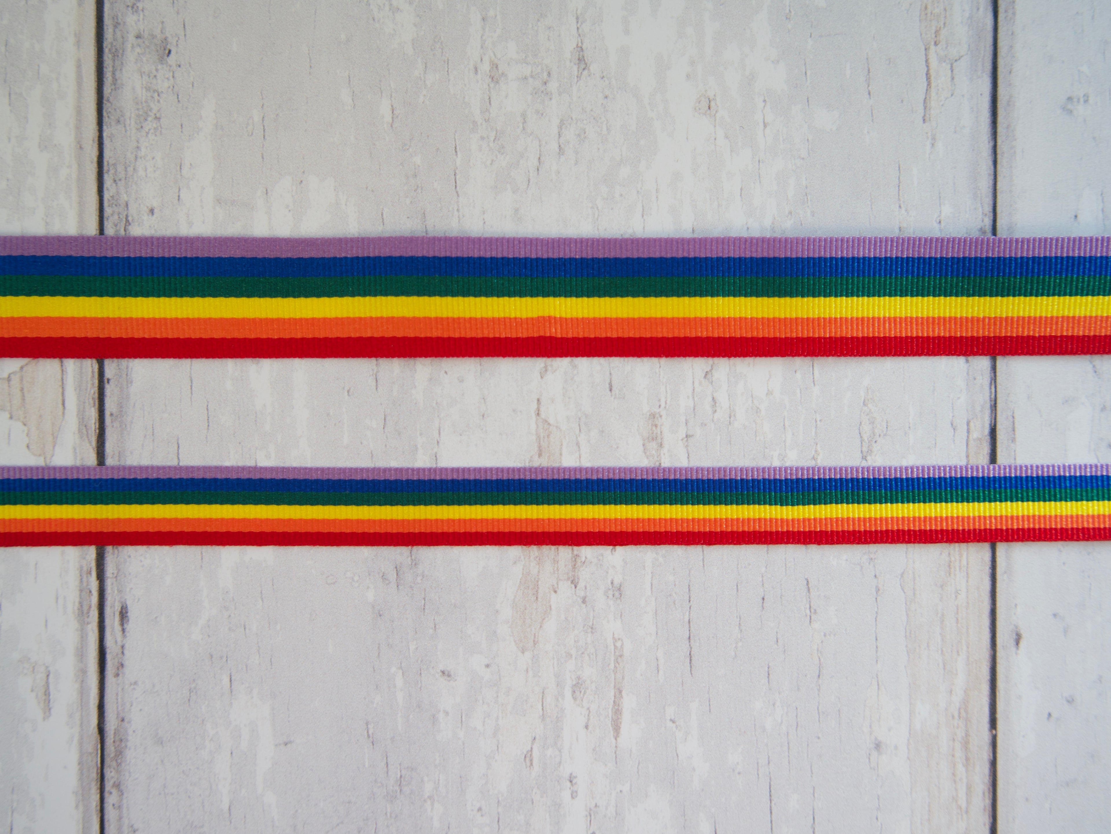 Rainbow Grosgrain Ribbon-Ribbon-Flying Bobbins Haberdashery