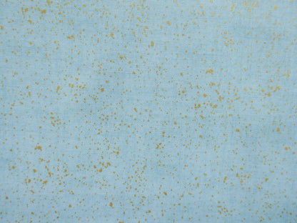 Metallic Linen Texture Print Cotton in Light Blue, £14.00 pm-Cotton-Flying Bobbins Haberdashery