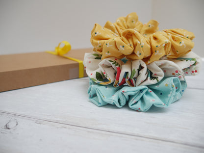 Scrunchie Trio - Posy-Sewing Kit-Flying Bobbins Haberdashery