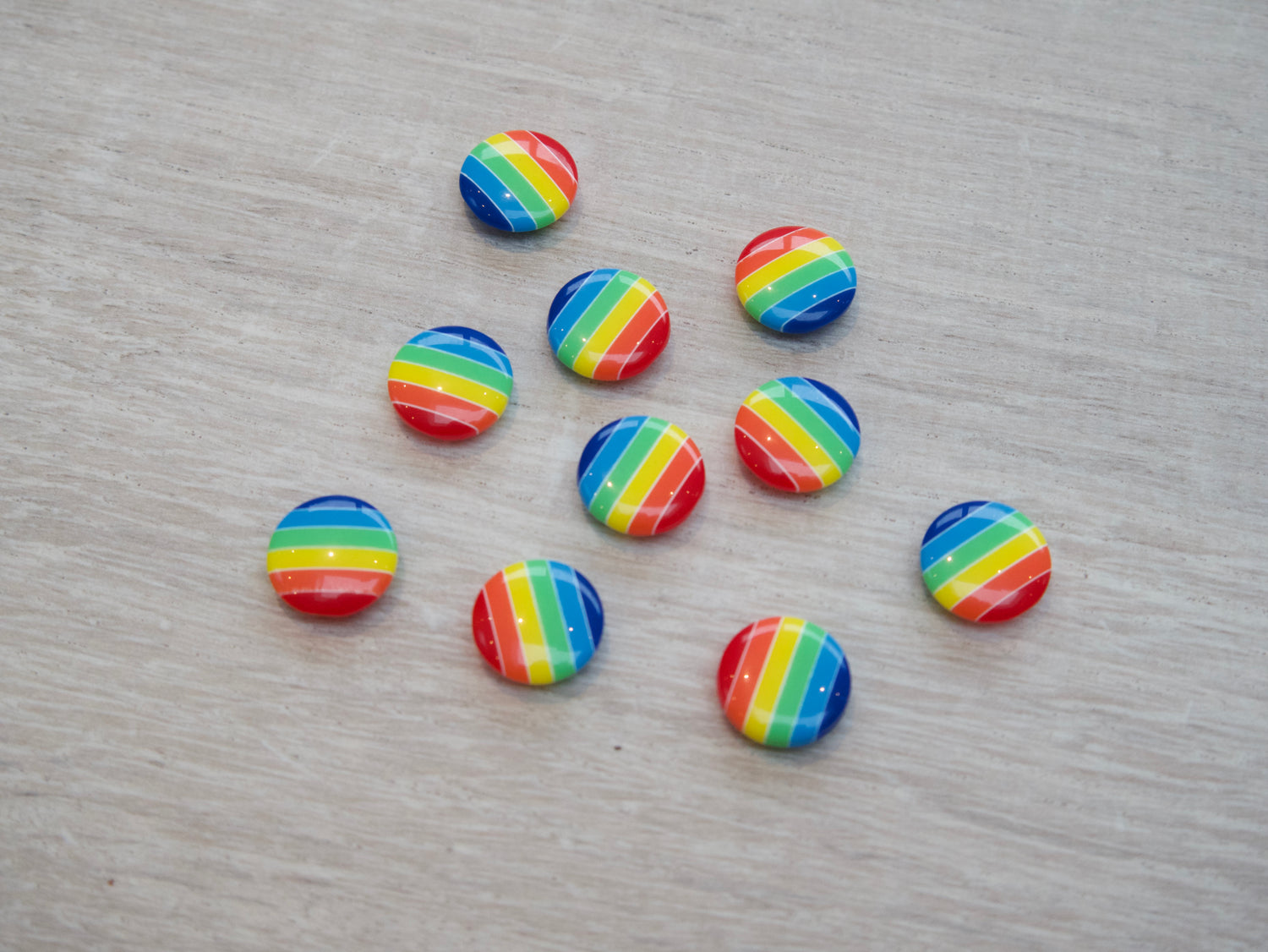 Rainbow Buttons-Button-Flying Bobbins Haberdashery