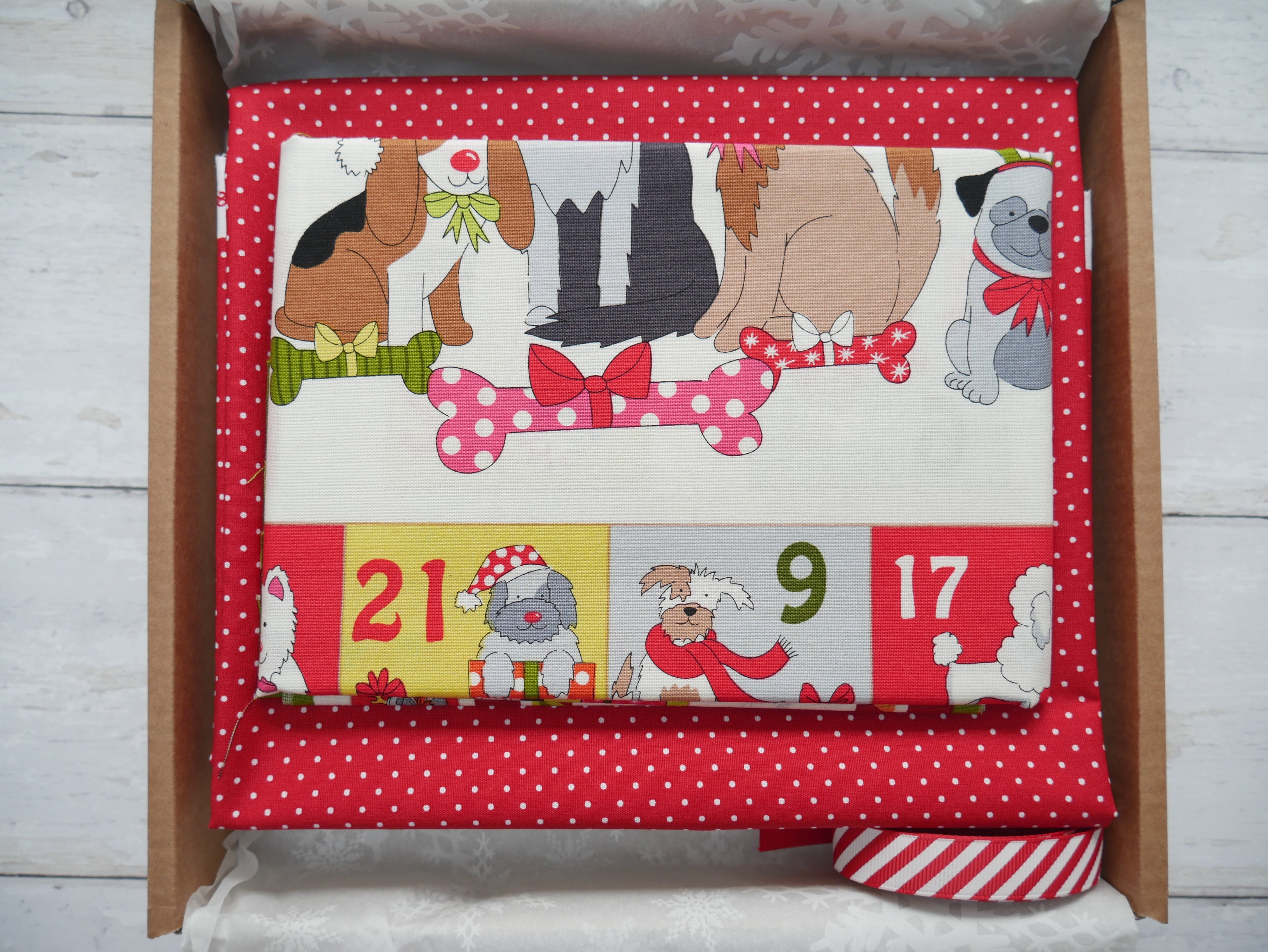 Advent Calendar Kit, Yappy Dogs-Cotton-Flying Bobbins Haberdashery