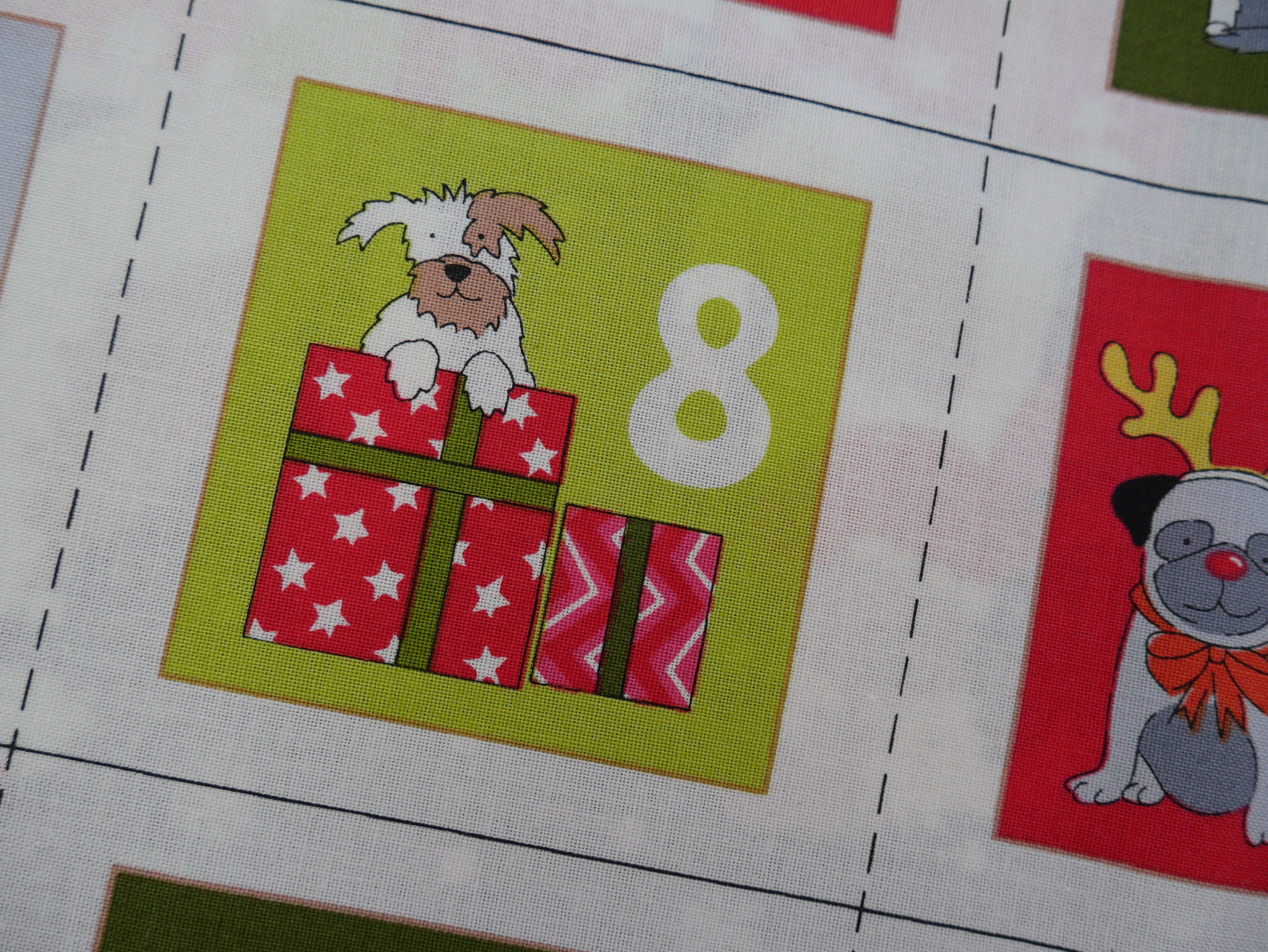 Advent Calendar Kit, Yappy Dogs-Cotton-Flying Bobbins Haberdashery