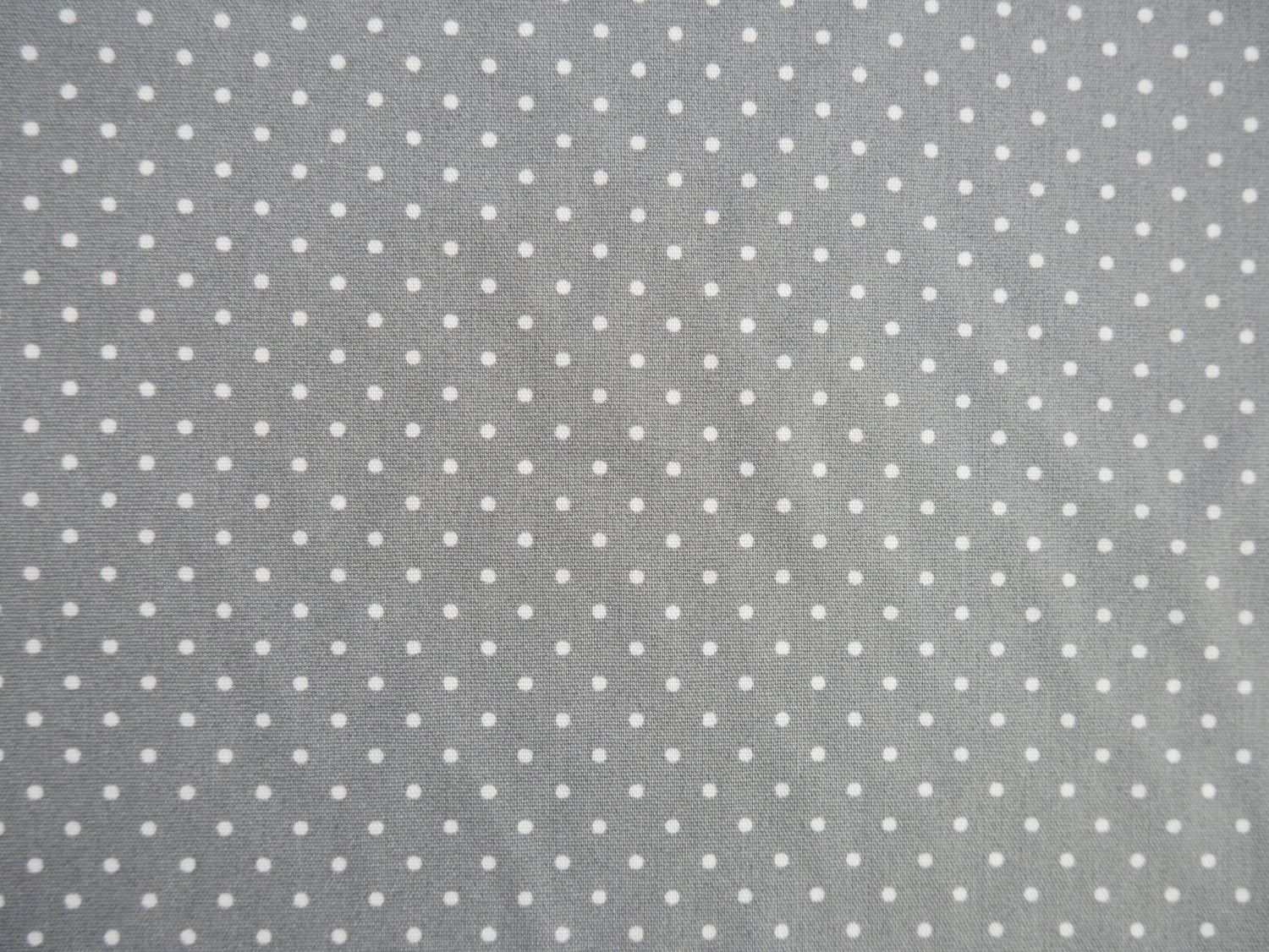 Pin-Spot Printed Cotton, Grey £8.50 p/m-Fabric-Flying Bobbins Haberdashery