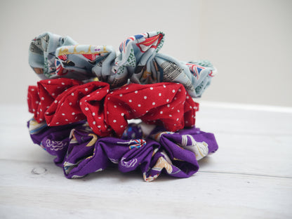 Scrunchie Trio - Coronation-Sewing Kit-Flying Bobbins Haberdashery