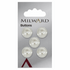 Milward 15mm Buttons x 5-Buttons-Flying Bobbins Haberdashery