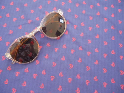Lady McElroy Newcastle Heart Print Swimwear Jersey, £17.50 p/m-Swimwear Fabric-Flying Bobbins Haberdashery
