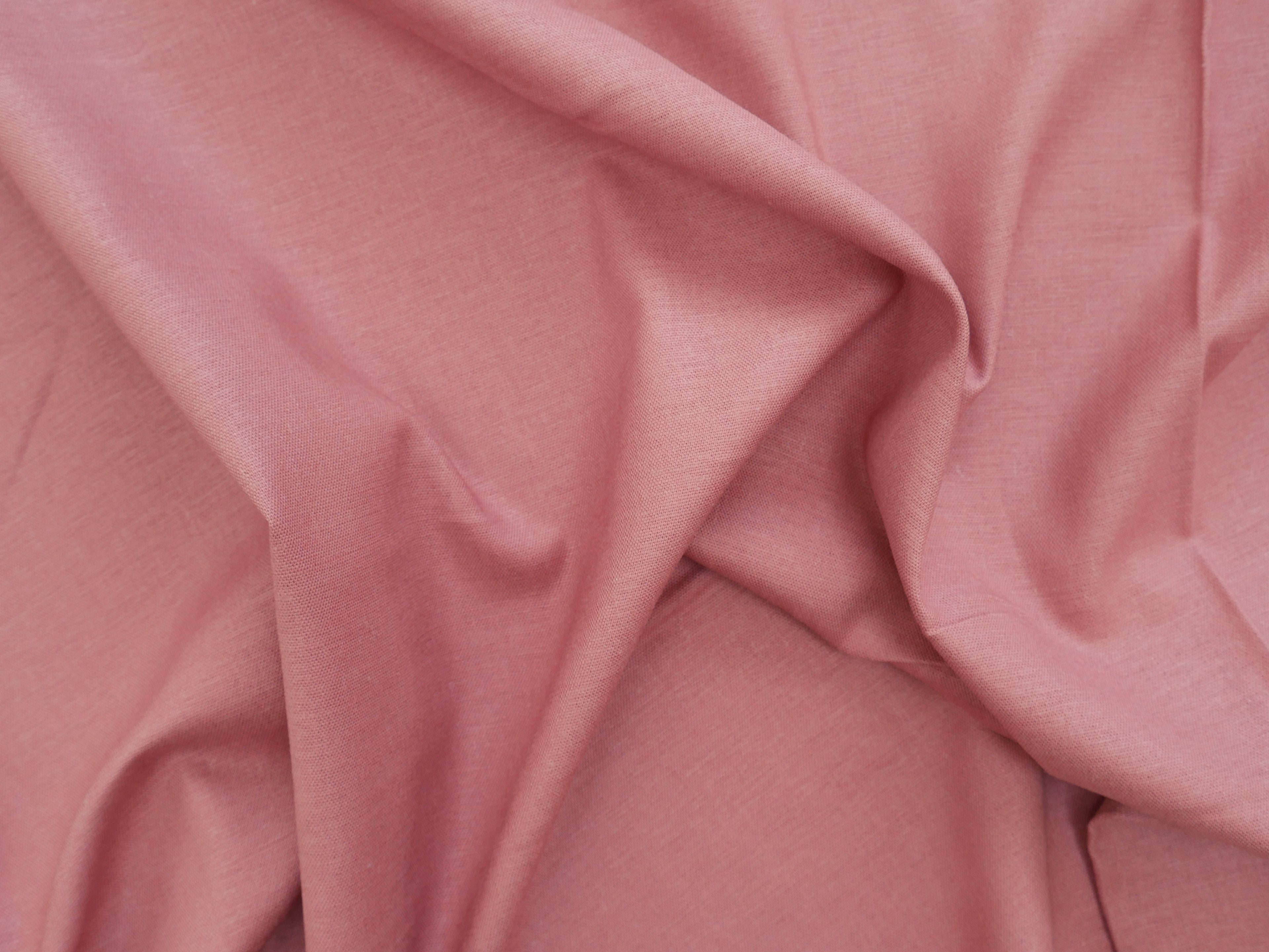 Province Linen Chambray in Rose, £17.50 p/m-Fabric-Flying Bobbins Haberdashery