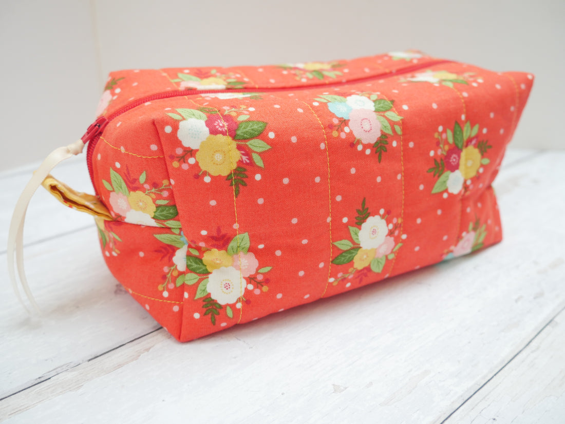 Posy Boxed Make-Up Bag Kit-Sewing Kit-Flying Bobbins Haberdashery