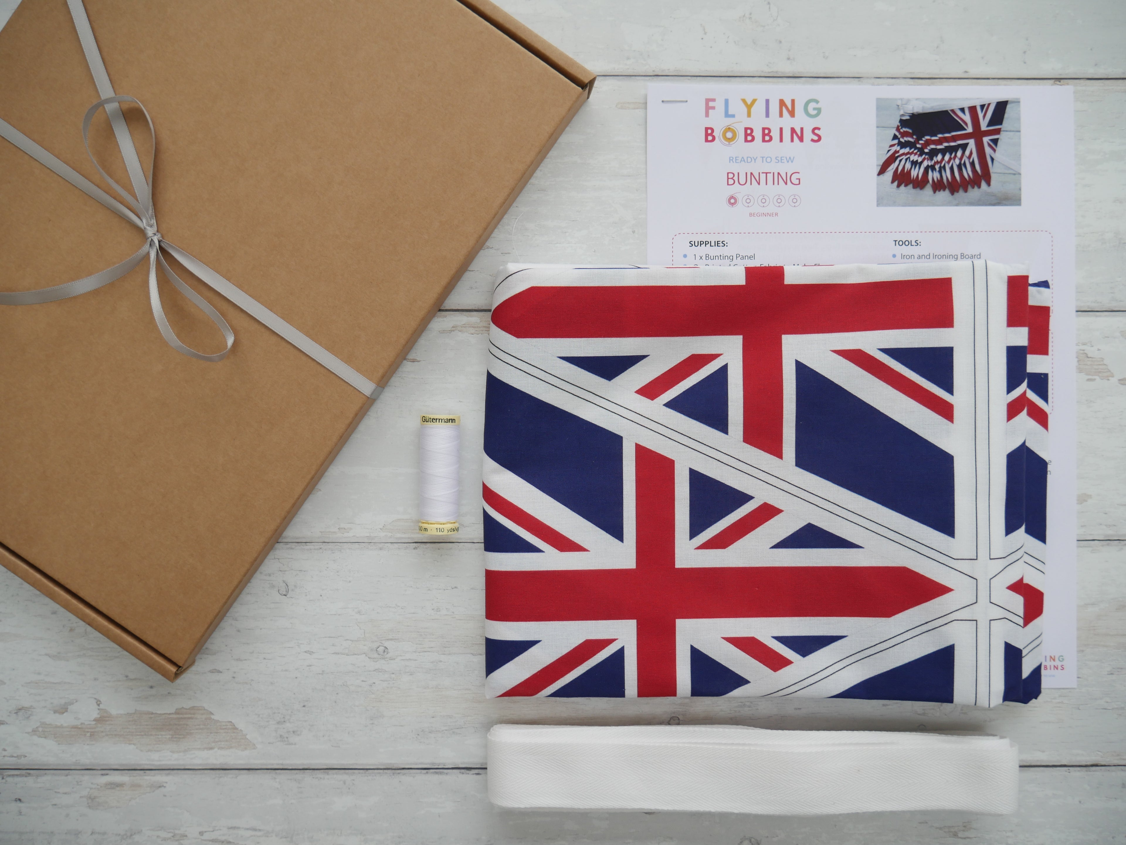 Bunting Making Kit - Union Jack-Sewing Kit-Flying Bobbins Haberdashery
