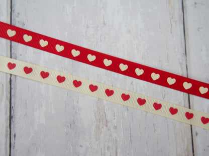 9mm Sweetheart Grosgrain Ribbon-Ribbon-Flying Bobbins Haberdashery