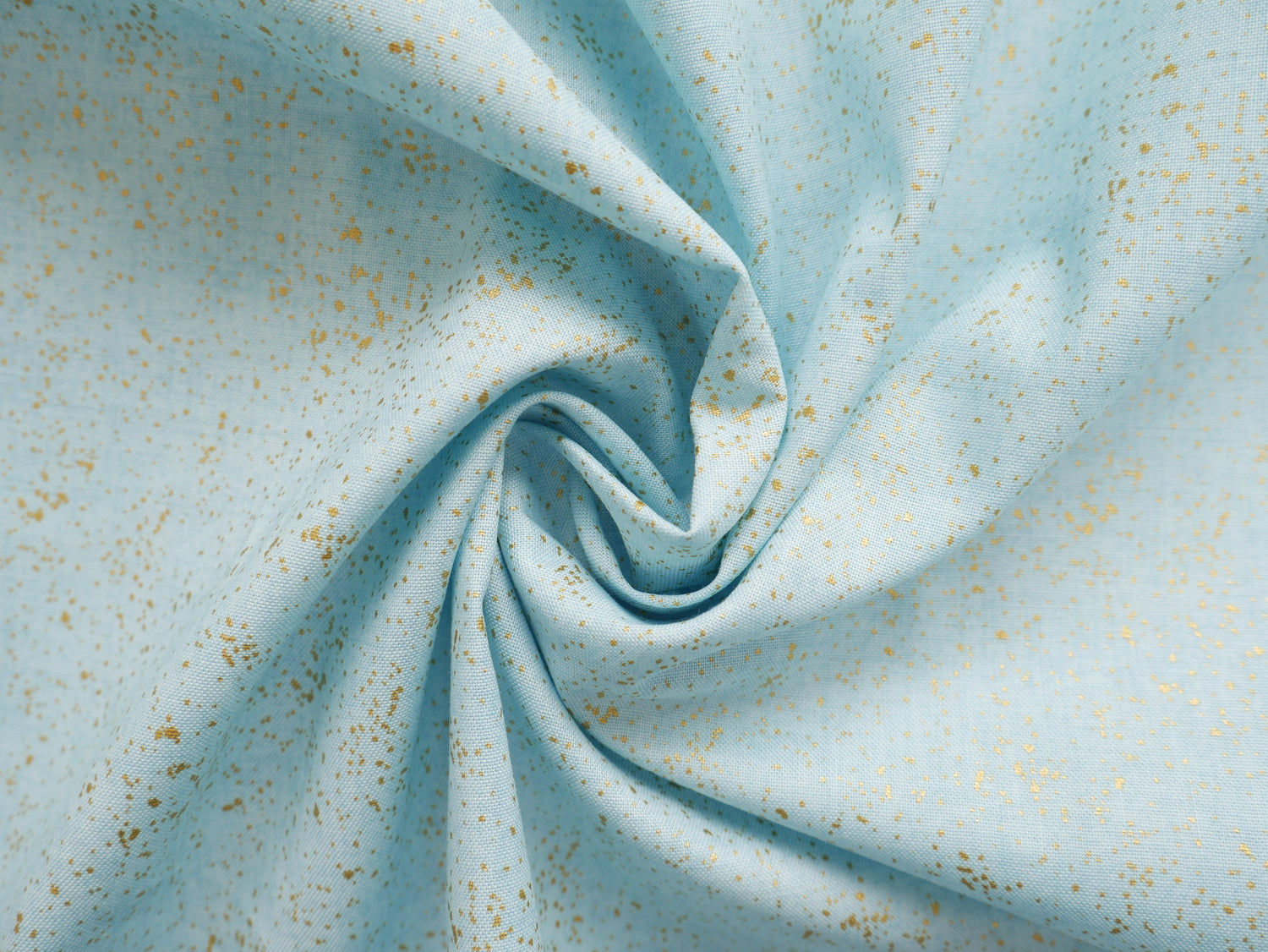 Metallic Linen Texture Print Cotton in Light Blue, £14.00 pm-Cotton-Flying Bobbins Haberdashery