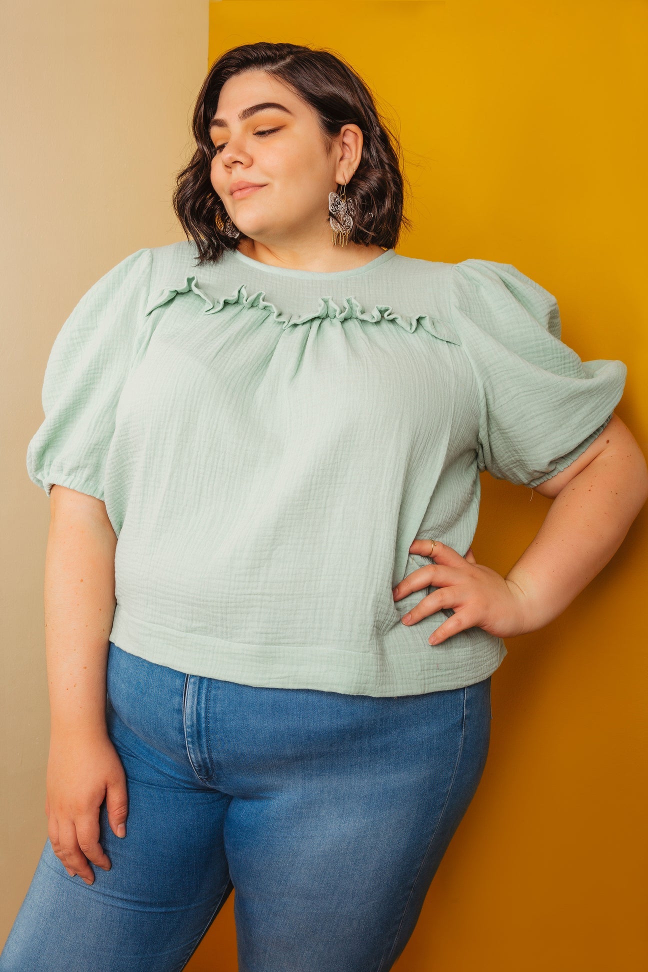 The Sagebrush Top by Friday Pattern Company-Pattern-Flying Bobbins Haberdashery