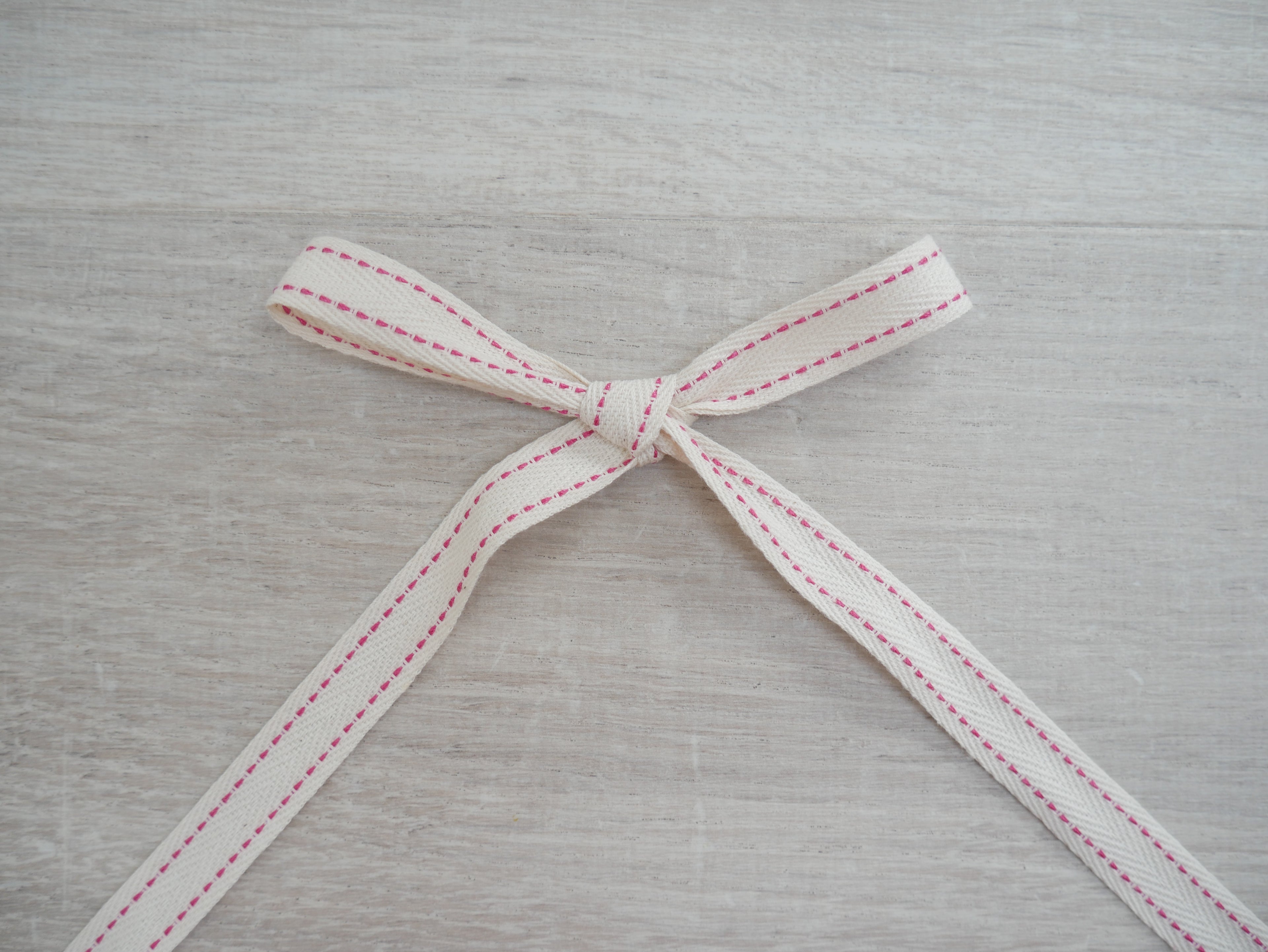 Cotton Saddle Stitch Tape 15mm-Ribbon-Flying Bobbins Haberdashery