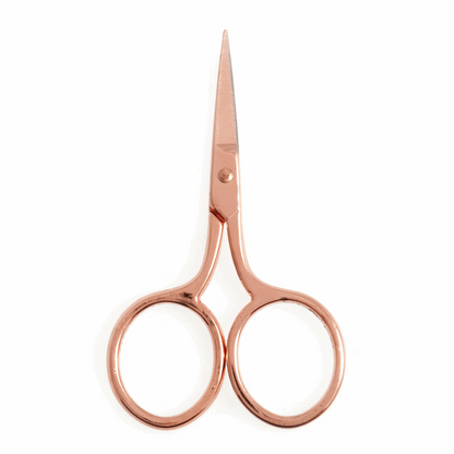 Hemline Rose Gold Embroidery Scissors 6.7cm-Scissors-Flying Bobbins Haberdashery
