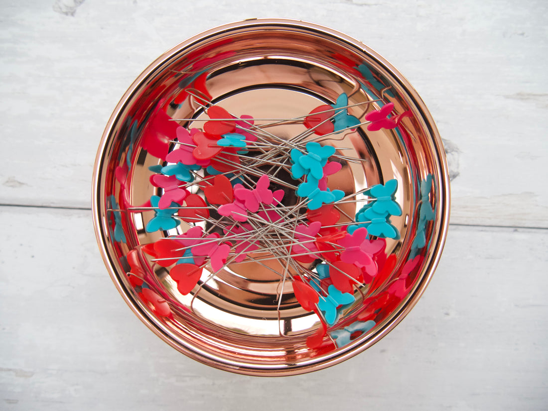 Hemline Rose Gold Magnetic Pin Dish-Tools-Flying Bobbins Haberdashery