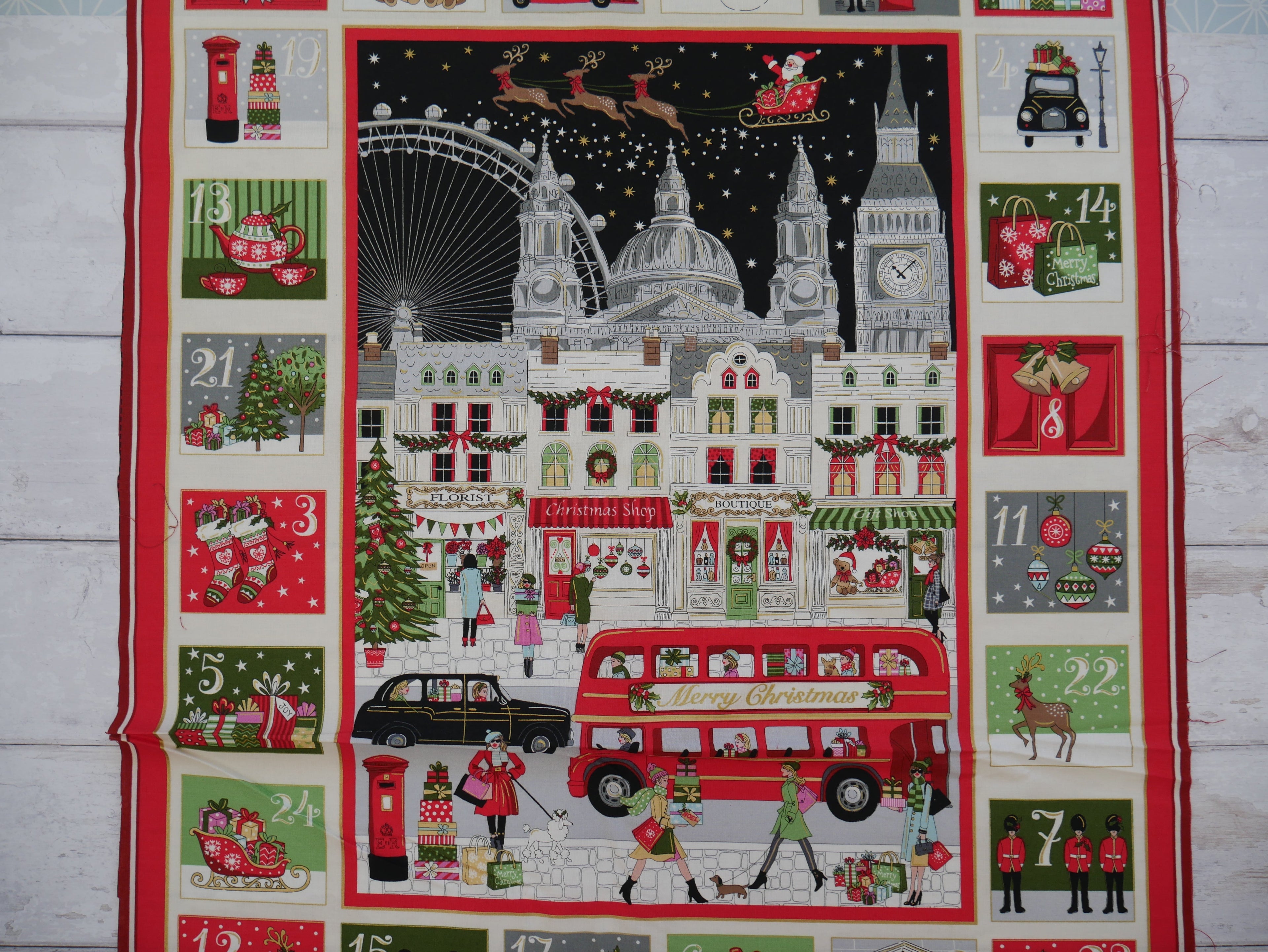 Advent Calendar Kit - London-Cotton-Flying Bobbins Haberdashery