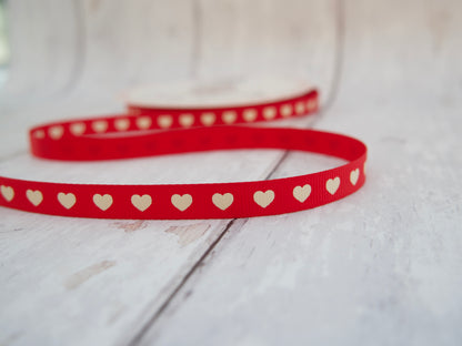 9mm Sweetheart Grosgrain Ribbon-Ribbon-Flying Bobbins Haberdashery