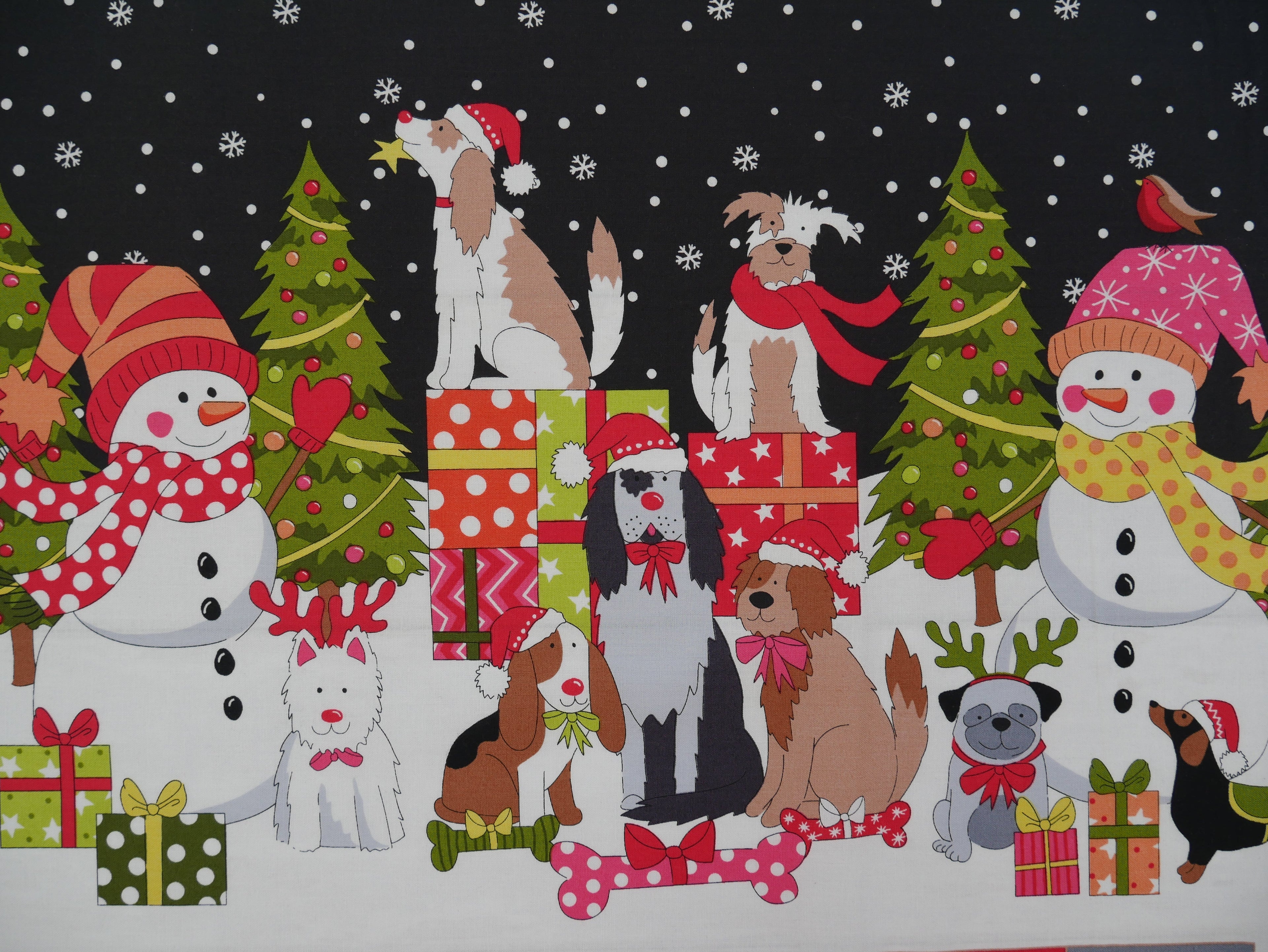 Advent Calendar Kit, Yappy Dogs-Cotton-Flying Bobbins Haberdashery