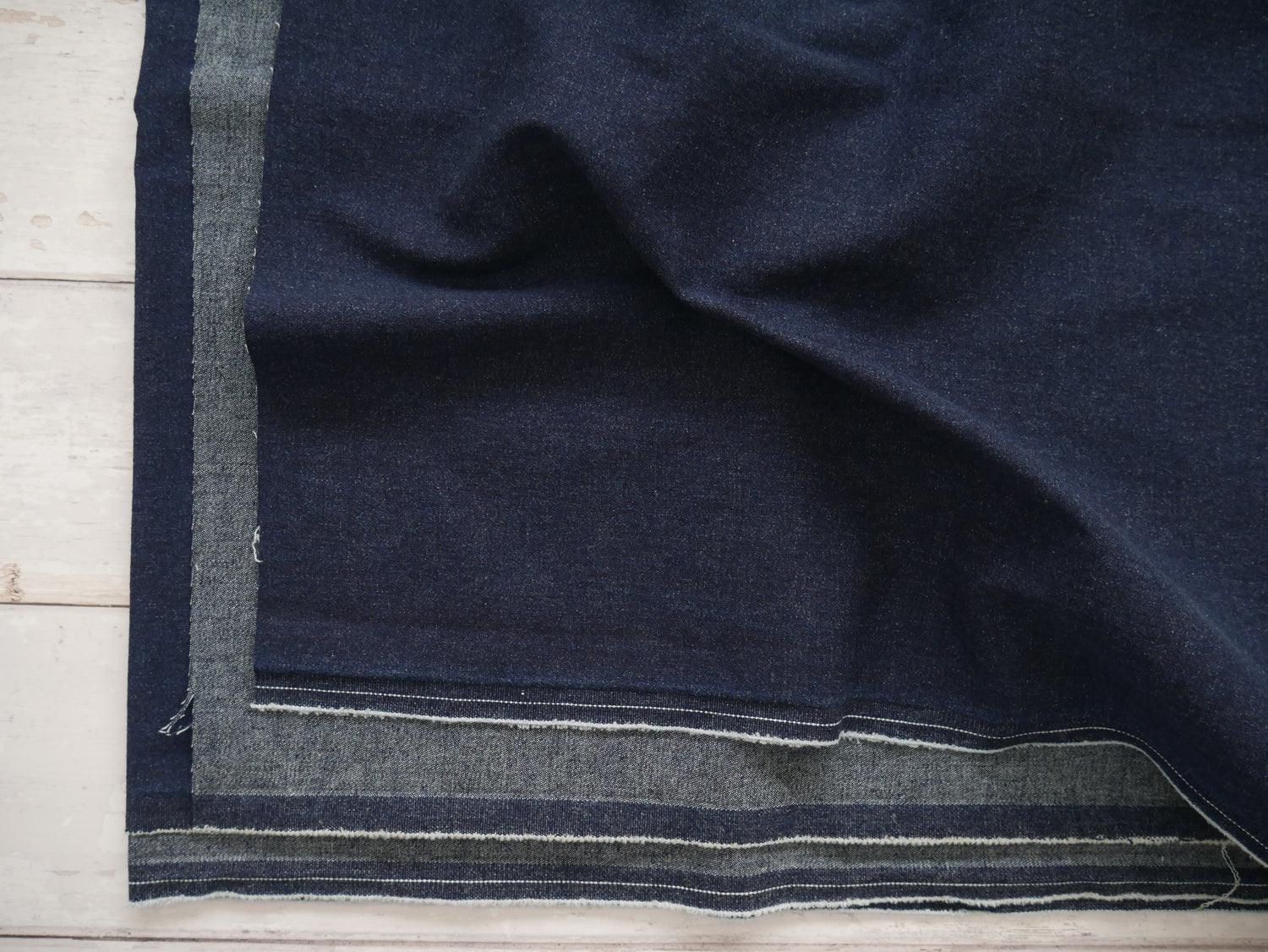 Stretch Denim in Indigo £22.50 p/m-Denim-Flying Bobbins Haberdashery