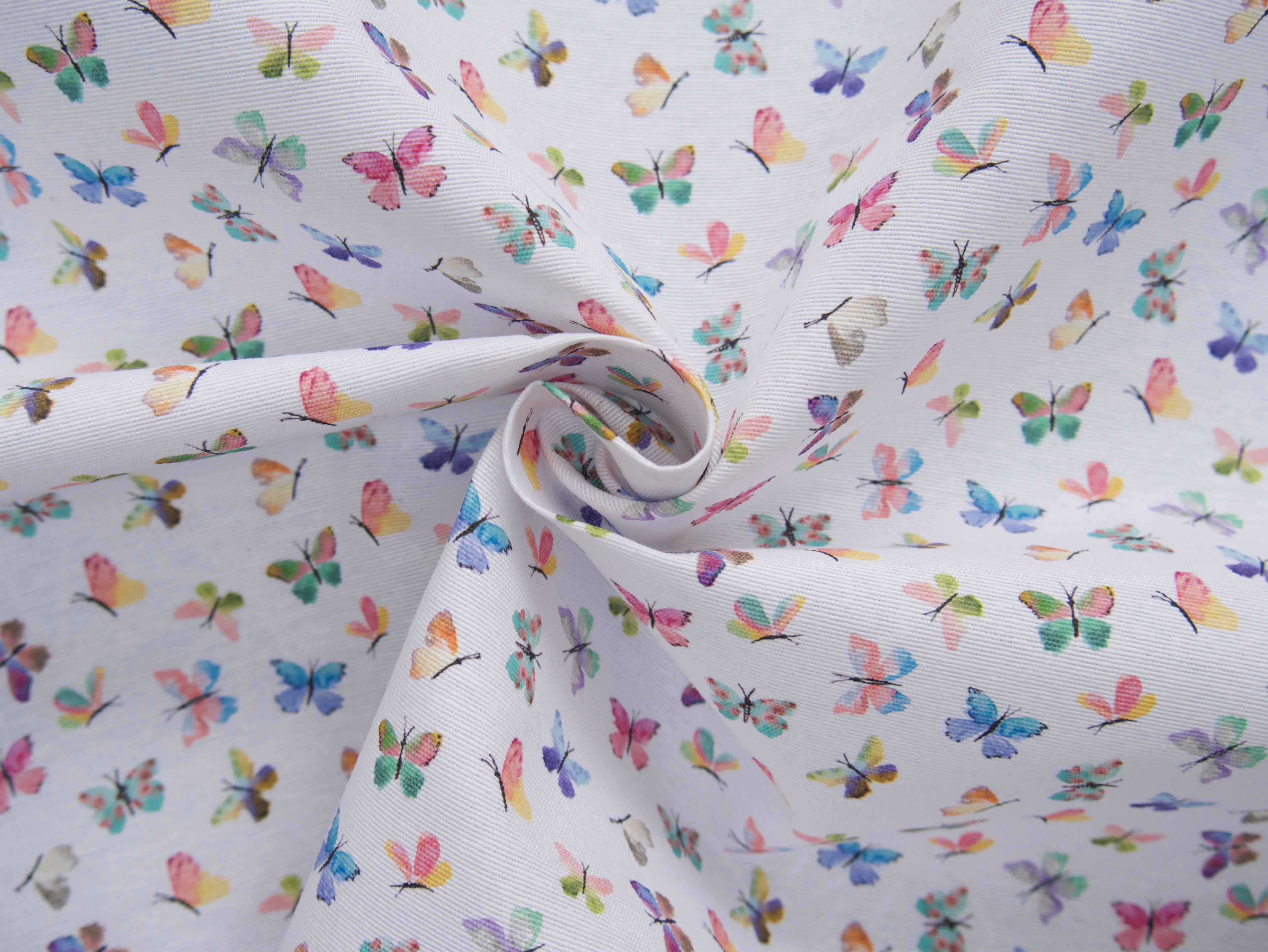 Ottoman Fabric - Butterflies-Fabric-Flying Bobbins Haberdashery