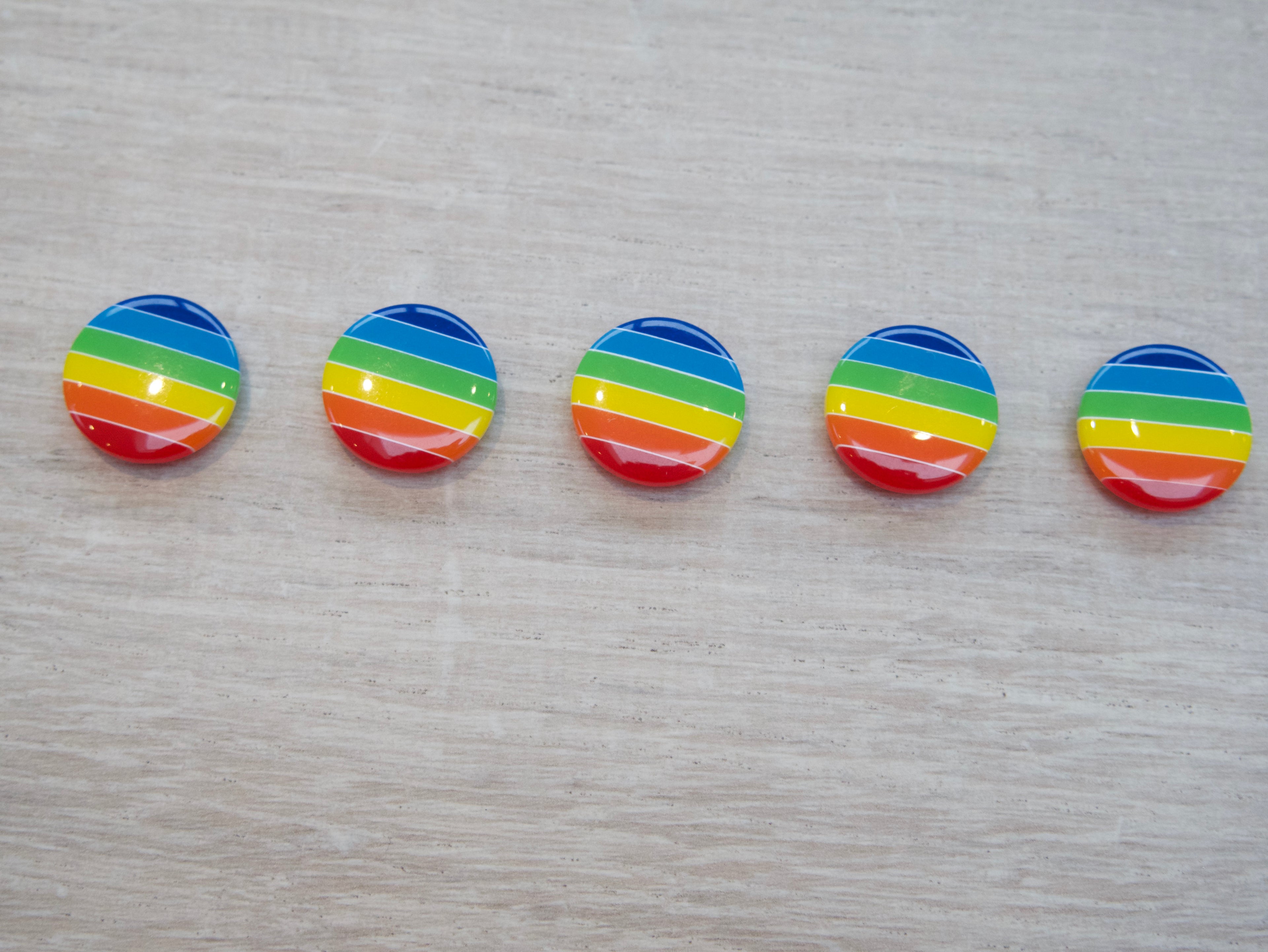 Rainbow Buttons-Button-Flying Bobbins Haberdashery