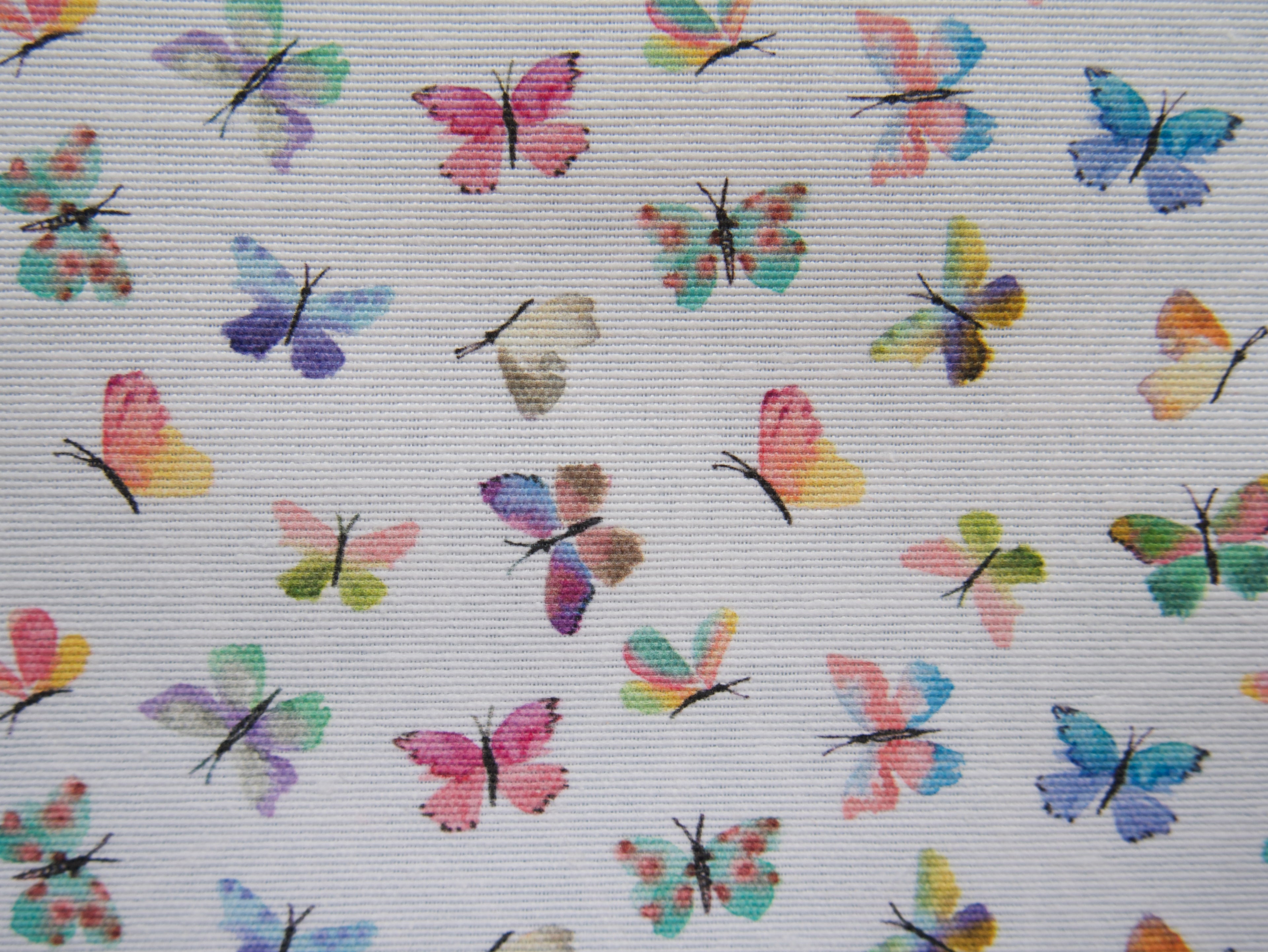 Ottoman Fabric - Butterflies-Fabric-Flying Bobbins Haberdashery