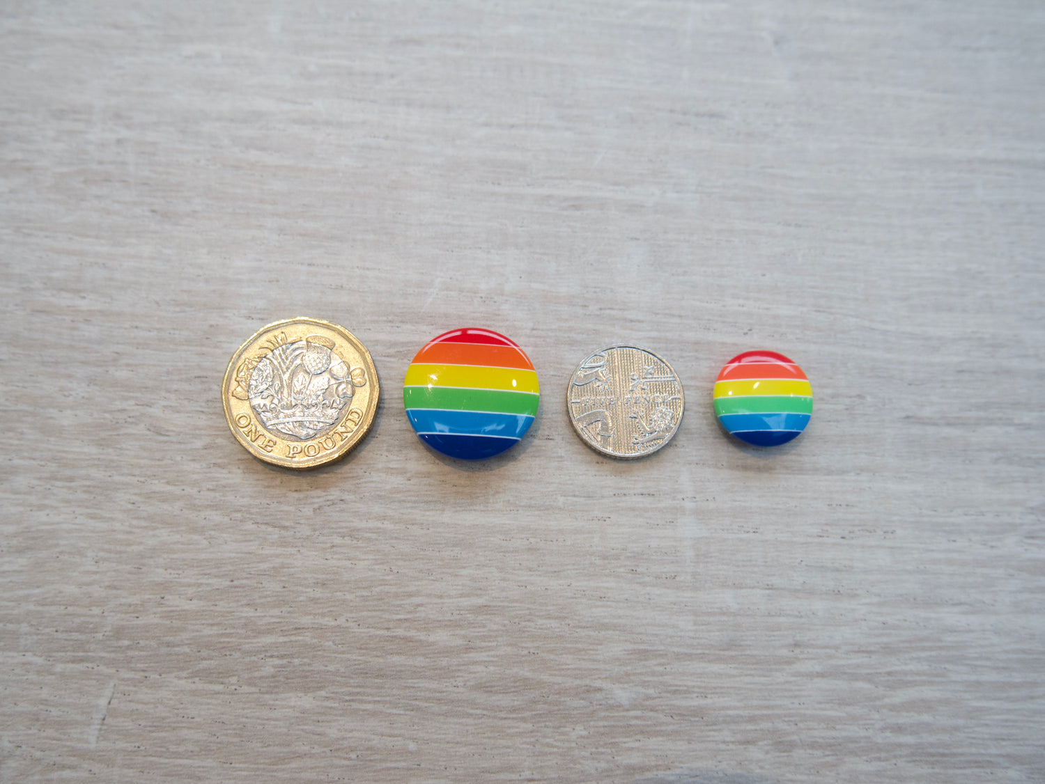 Rainbow Buttons-Button-Flying Bobbins Haberdashery