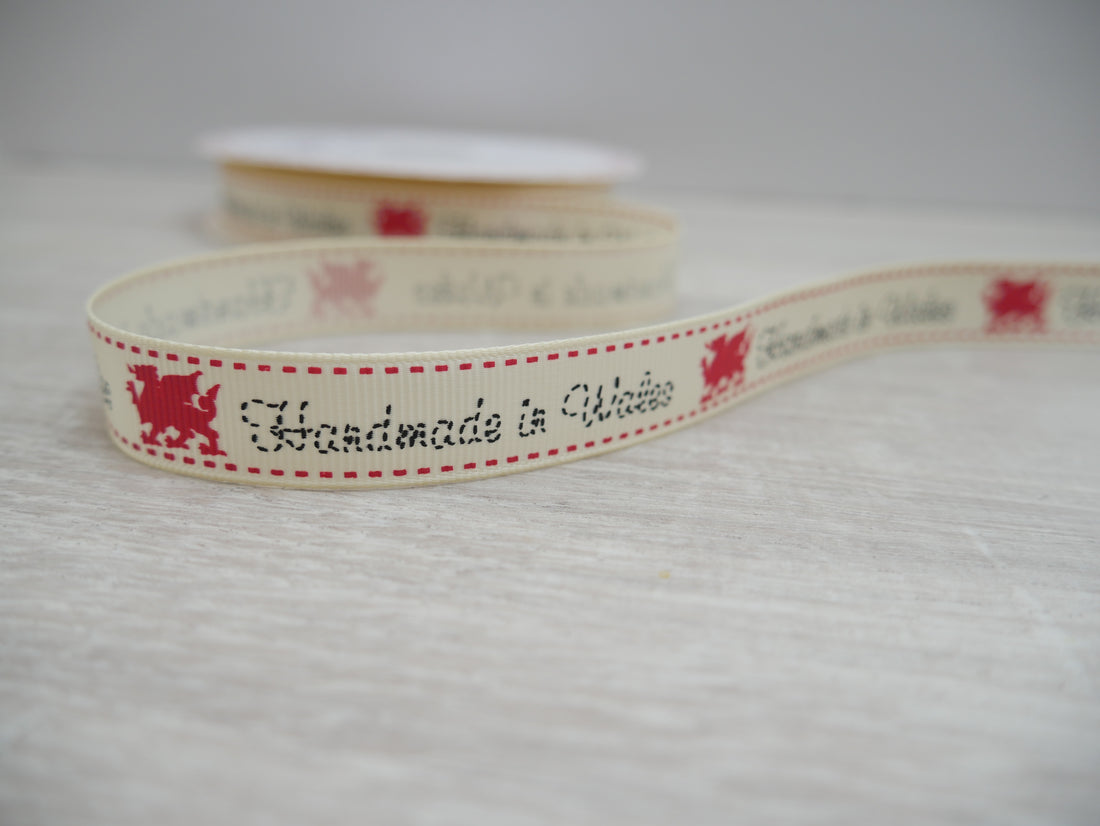 Made in Wales Grosgrain Ribbon-Ribbon-Flying Bobbins Haberdashery