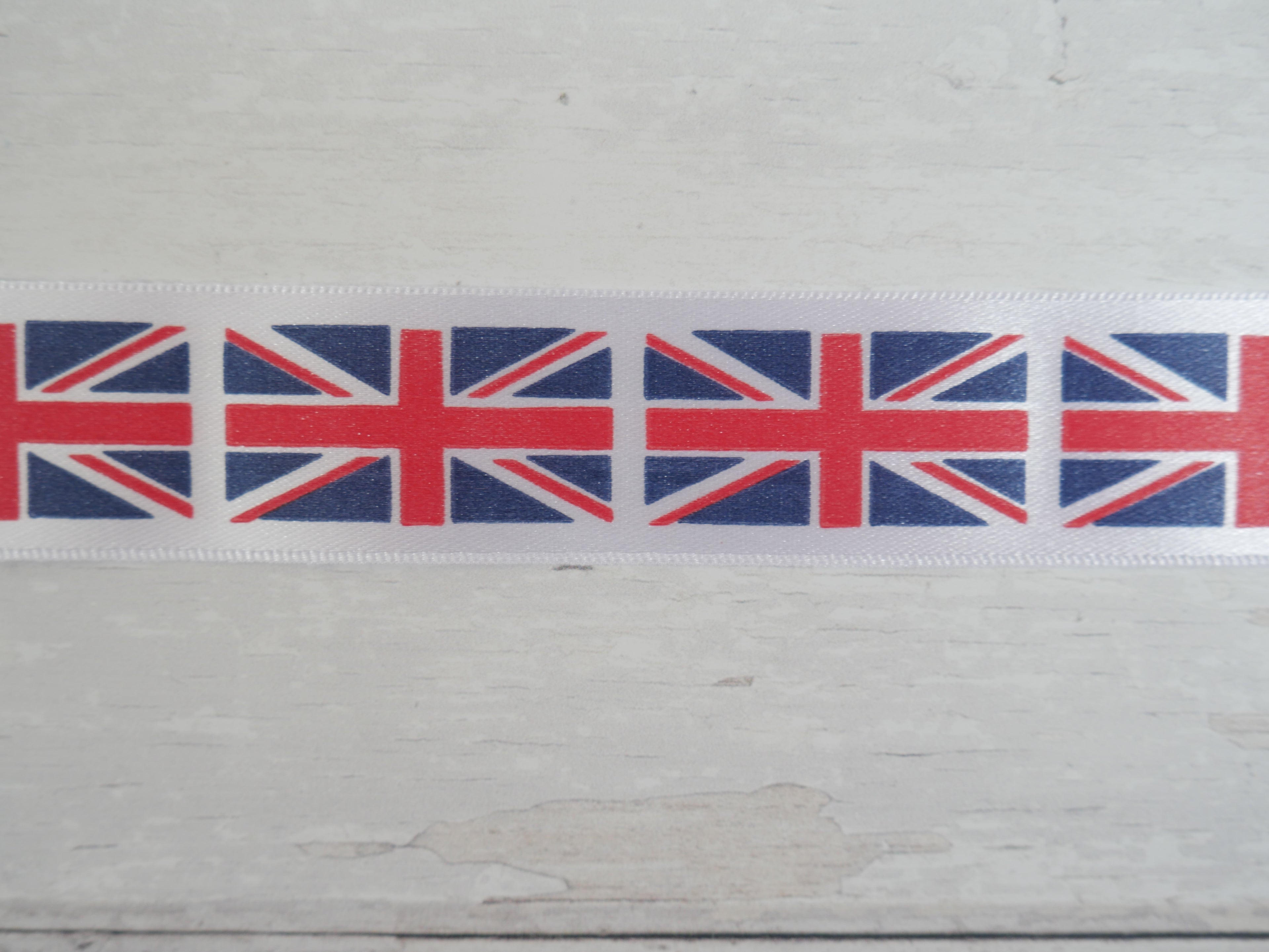 Union Jack Ribbon, 25mm-Ribbon-Flying Bobbins Haberdashery