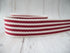 38mm Stripe Webbing - Burgundy-Webbing-Flying Bobbins Haberdashery