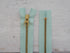 25cm YKK Antique Brass Metal Zip - Aqua Tape-Zip-Flying Bobbins Haberdashery