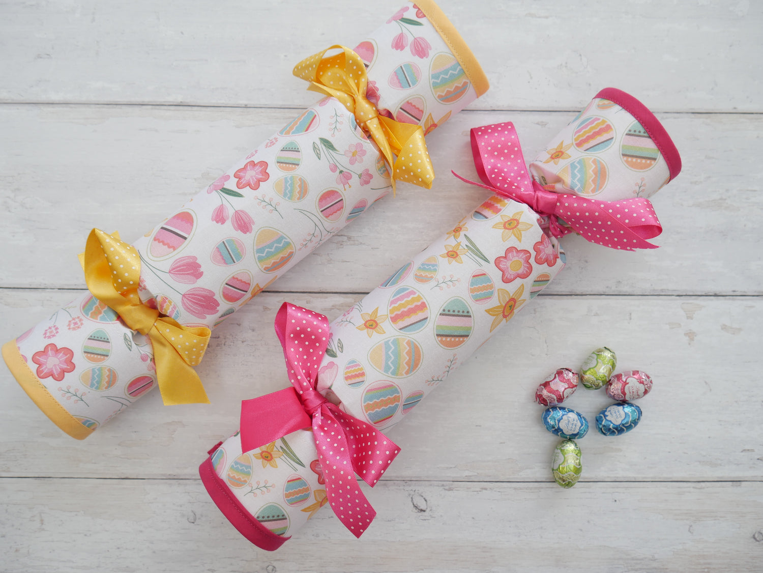 Reversible Fabric Crackers Kit - Easter-Sewing Kit-Flying Bobbins Haberdashery