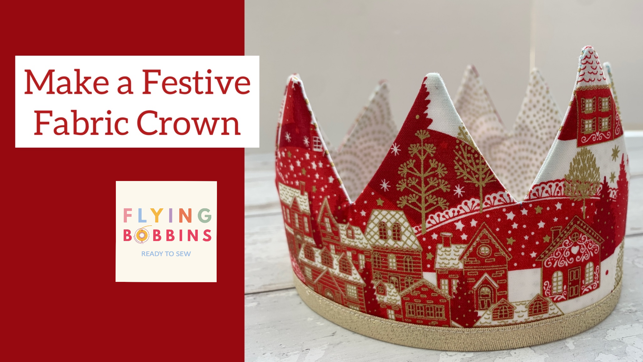 Make Fabric Crowns PDF download-PDF Download-Flying Bobbins Haberdashery