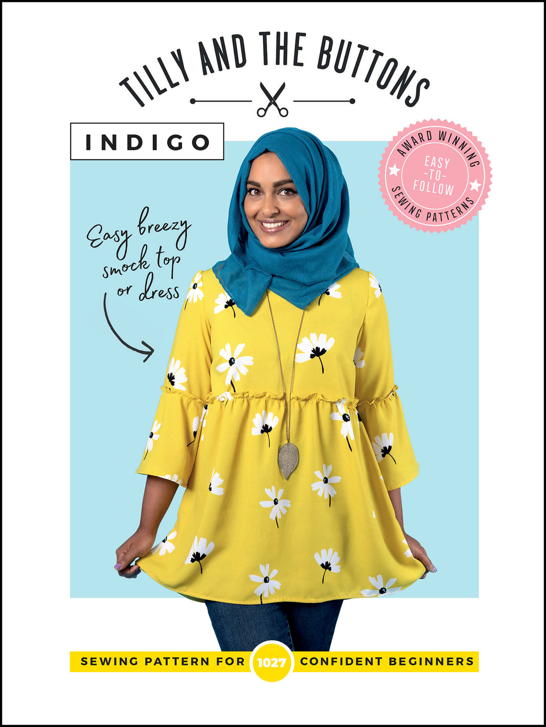 Tilly and the Buttons Indigo Dress &amp; Top - Printed Sewing Pattern-Patterns-Flying Bobbins Haberdashery