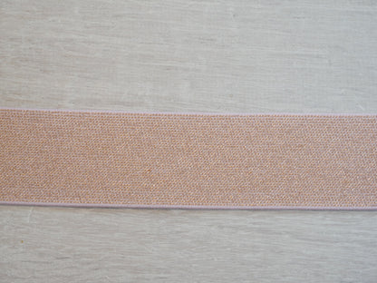 50mm Waistband Elastic - Rose Gold-Elastic-Flying Bobbins Haberdashery