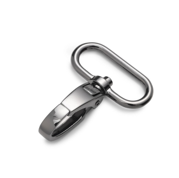 Prym Snap Hook 30 x 45mm, Gunmetal-Trim-Flying Bobbins Haberdashery