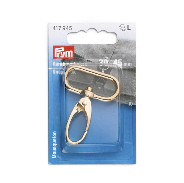 Prym Snap Hook, Gold, 30mm-Trim-Flying Bobbins Haberdashery