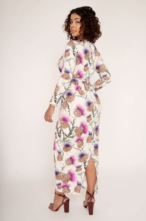 The Kielo Wrap Dress by Named Patterns-Pattern-Flying Bobbins Haberdashery