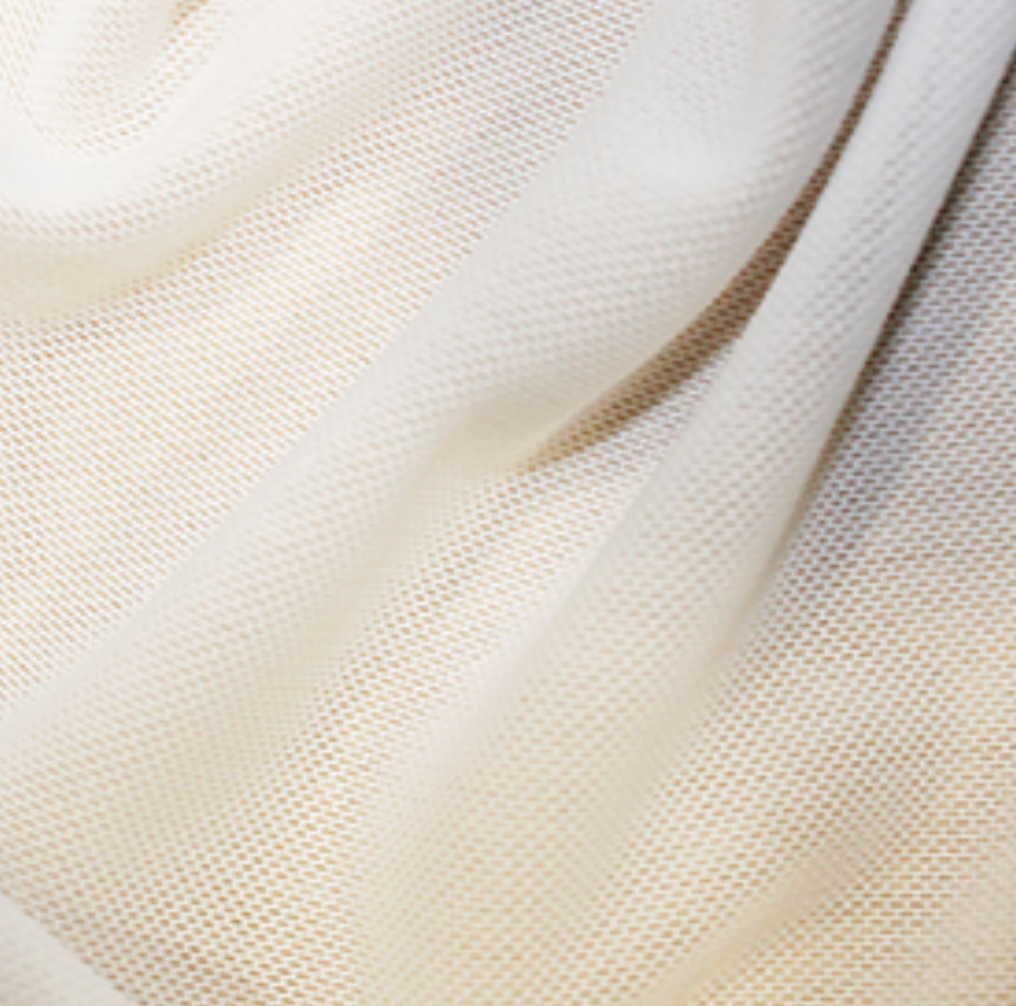 White Stretch Net Lining £6.50 pm-Swimwear Fabric-Flying Bobbins Haberdashery