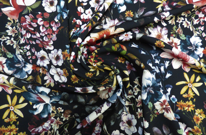 Lena Printed Lining - Meadow Pastures £14.00 p/m-Jersey Fabric-Flying Bobbins Haberdashery