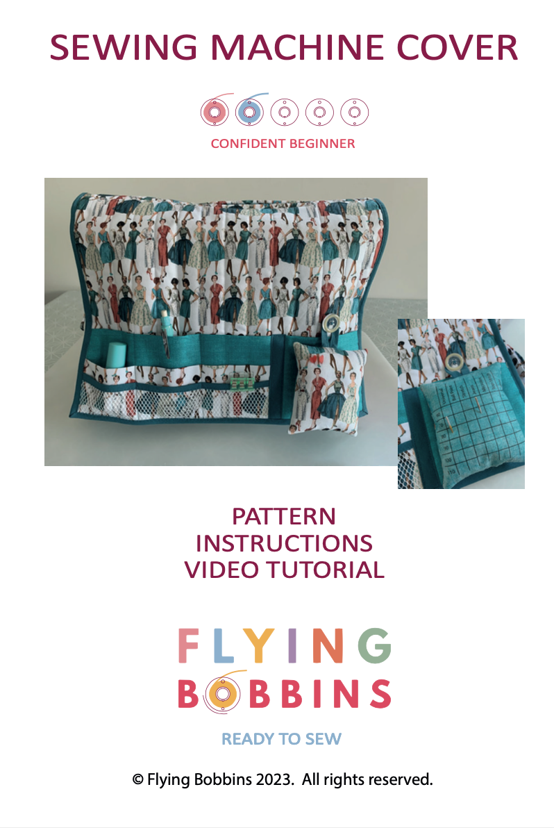 Flying Bobbins Sewing Machine Cover Pattern &amp; Tutorial-Sewing Pattern-Flying Bobbins Haberdashery