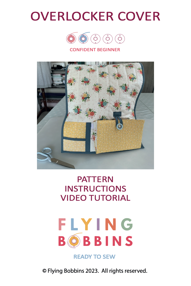 Overlocker Cover by Flying Bobbins - PDF Pattern-Sewing Kit-Flying Bobbins Haberdashery