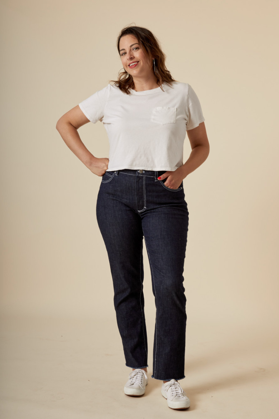 Closet Core Patterns, The Ginger Skinny Jeans-Pattern-Flying Bobbins Haberdashery