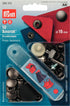 Prym Non-Sew Press Fasteners, 15mm, Antique Steel-Flying Bobbins Haberdashery